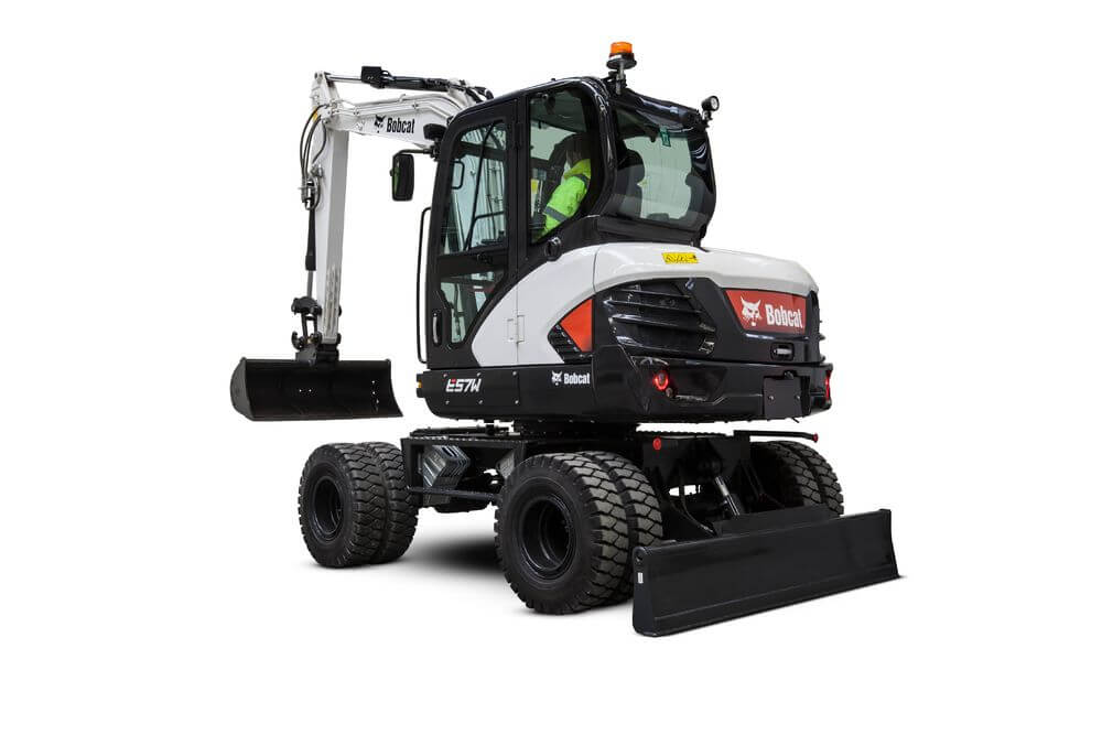 mini kolesni bager bobcat e57w studio