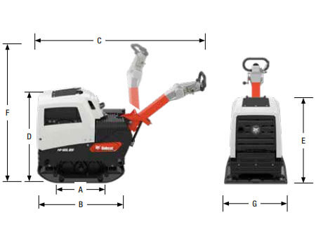 Velikosti hidroplošč Bobcat