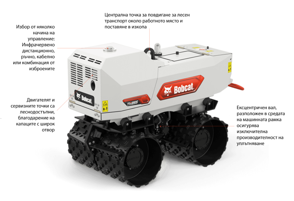 opis valjarja bobcat TR85